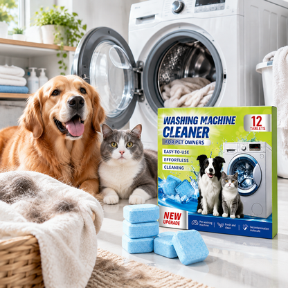 Washing Machine Cleaner Tablets for Pet Owners