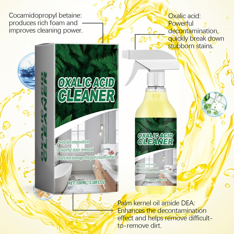 Oxalic Acid Bathroom Cleaner Dissolves Rust