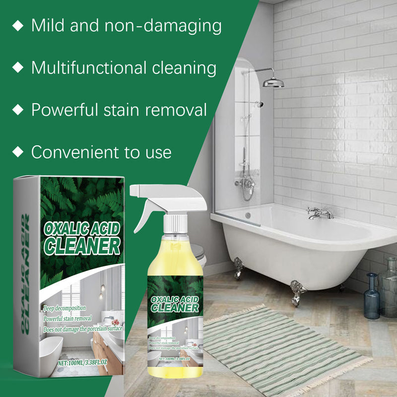 Oxalic Acid Bathroom Cleaner Dissolves Rust